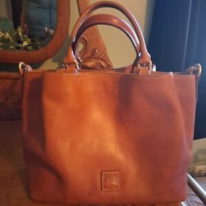 Dooney & Bourke Large Brenna Tan Leather Tote